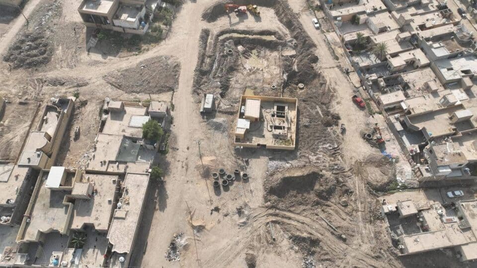 صورة من مقال: صندوق اعمار ذي قار: تقدم ملحوظ في مشاريع البنى التحتية بأحياء الإمام الرضا والمستشفى والتربة